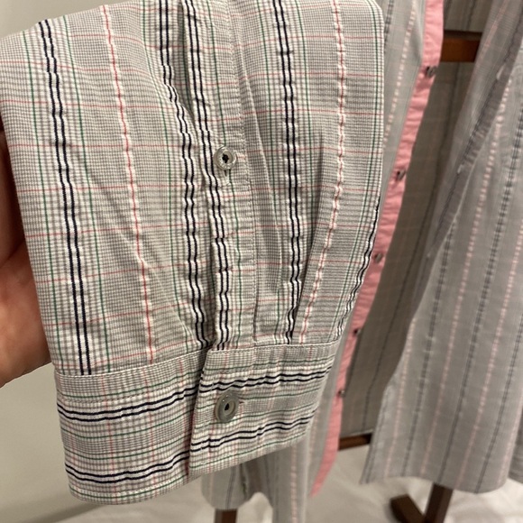 Stunning Hugo boss green label casual dress shirt size XL, neck 17.5, sleeve 35 - Picture 9 of 14